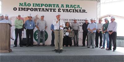 Lançada 2º etapa da campanha contra a febre aftosa