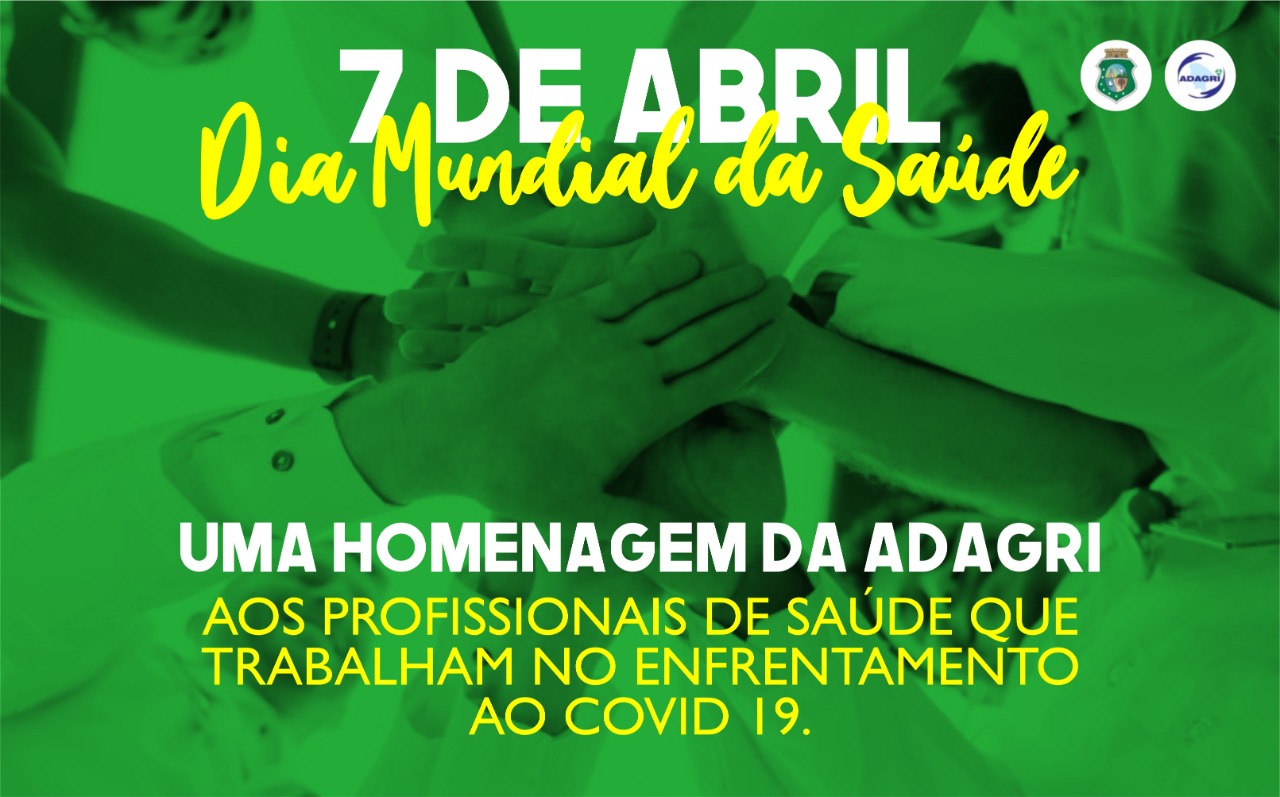 07 DE ABRIL – DIA MUNDIAL DA SAÚDE