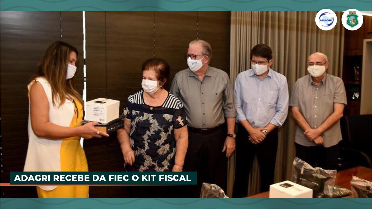 Adagri 100% Digital: através de parceria com a FIEC a Agência recebe kits eletrônicos
