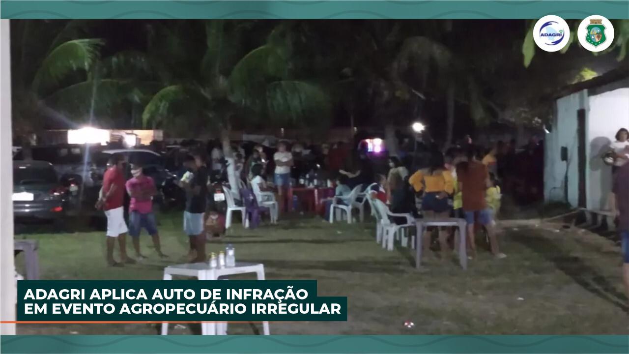 Adagri aplica Auto de Infração em Evento Agropecuário Irregular