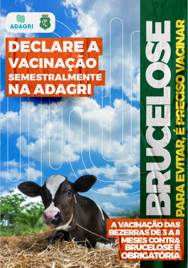 Emissão da GTA para trânsito de bovinos ou bubalinos fica condicionada à vacinação das bezerras contra Brucelose a partir do dia 11 de novembro