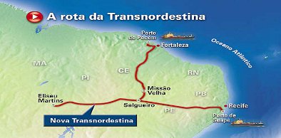 Transnordestina: 1.171 laudos de desapropriação já foram concluídos