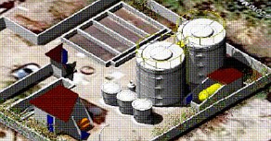 Gás vindo do esgoto é convertido em energia hidráulica