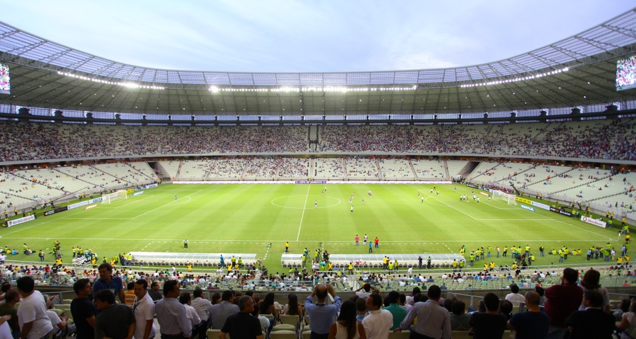 Castelão ganha sinalização e decoração especial para a Copa das Confederações