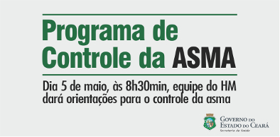 Hospital de Messejana orienta sobre cuidados com a asma