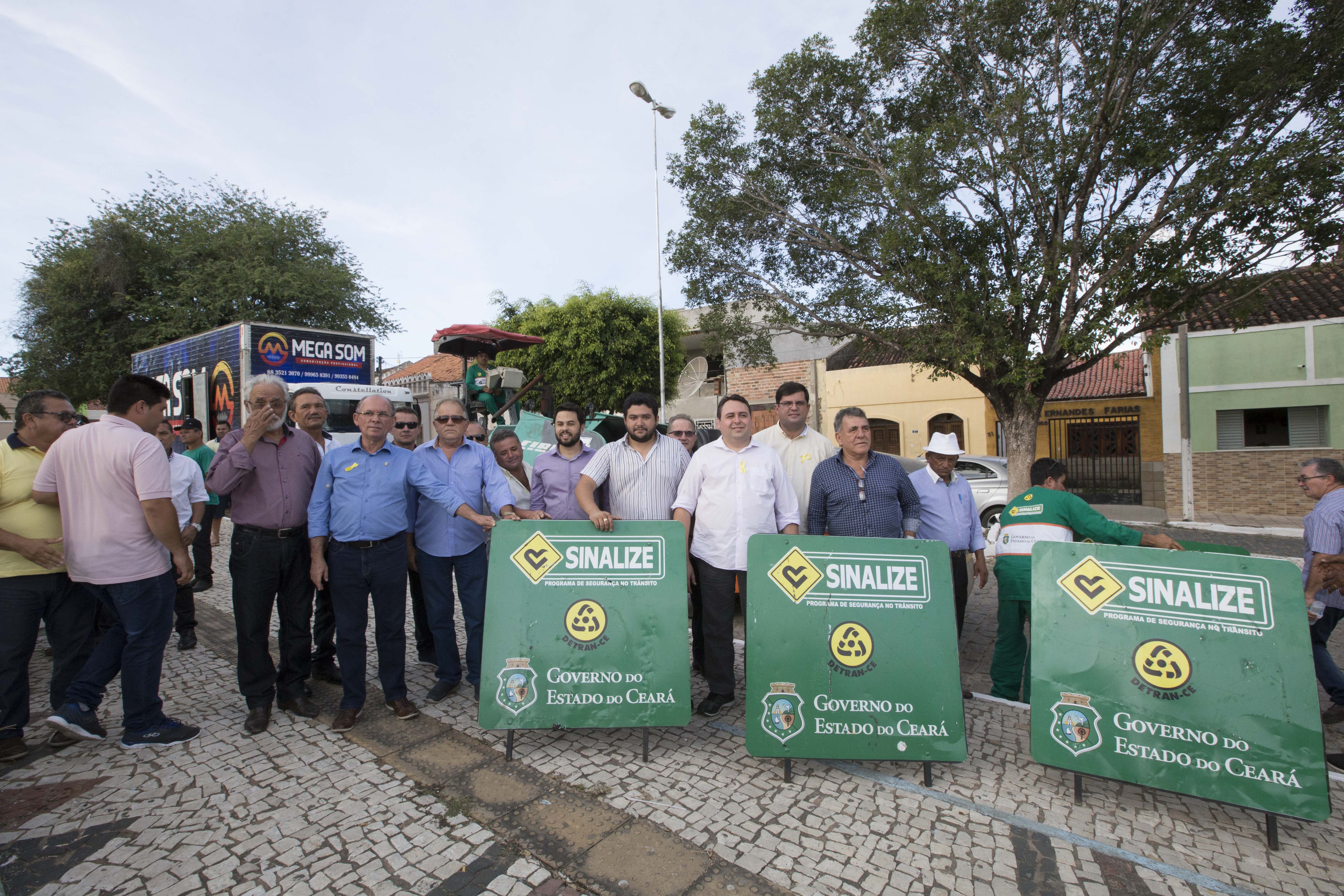 Potengi, Assaré e Tarrafas recebem investimentos em sinalização e malha viária