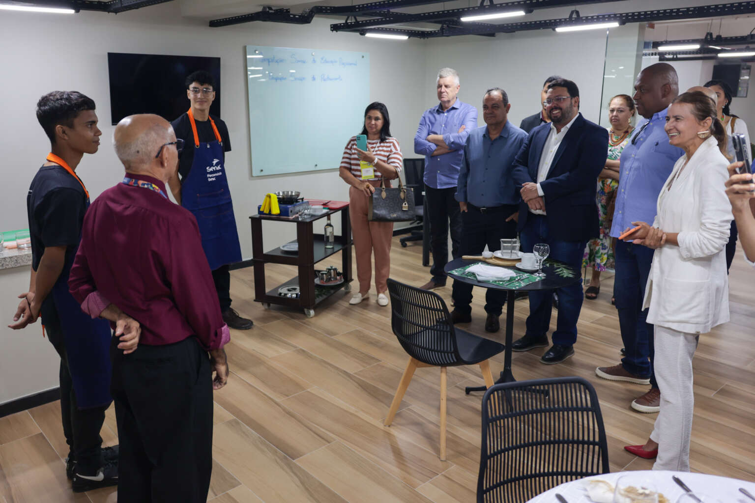 Secretários do Fonset participam de uma visita técnica à Escola de Gastronomia e Hotelaria do Ceará