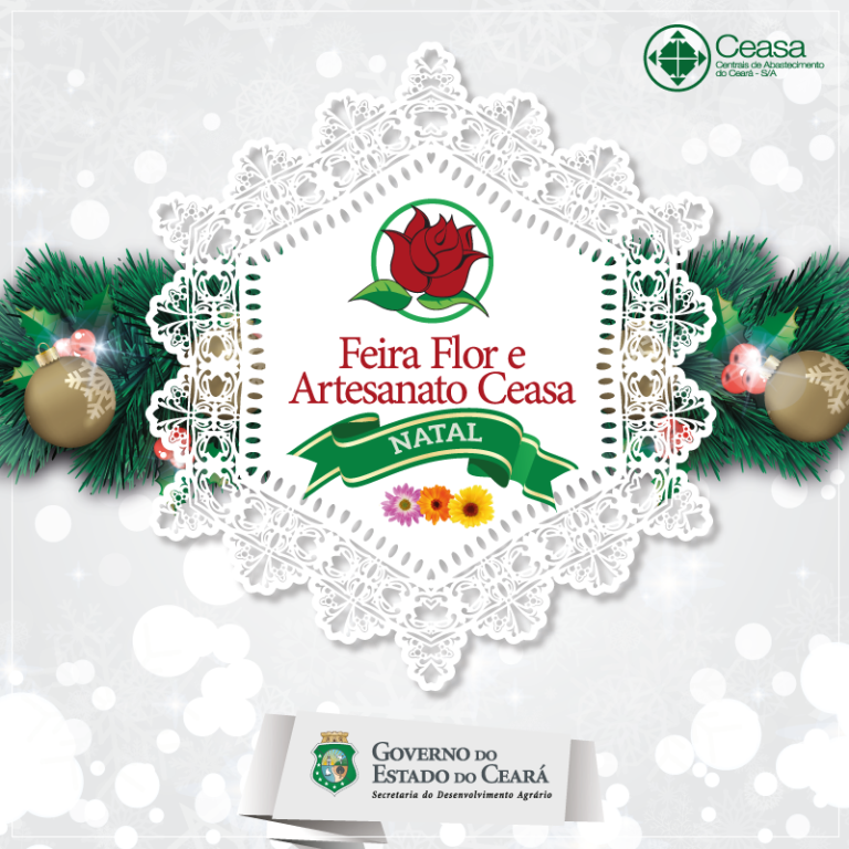 Ceasa Ceará promove edição de Natal da Feira Flor e Artesanato