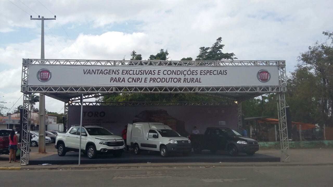 Fiat oferece preços e condições especiais em stand na Ceasa-CE
