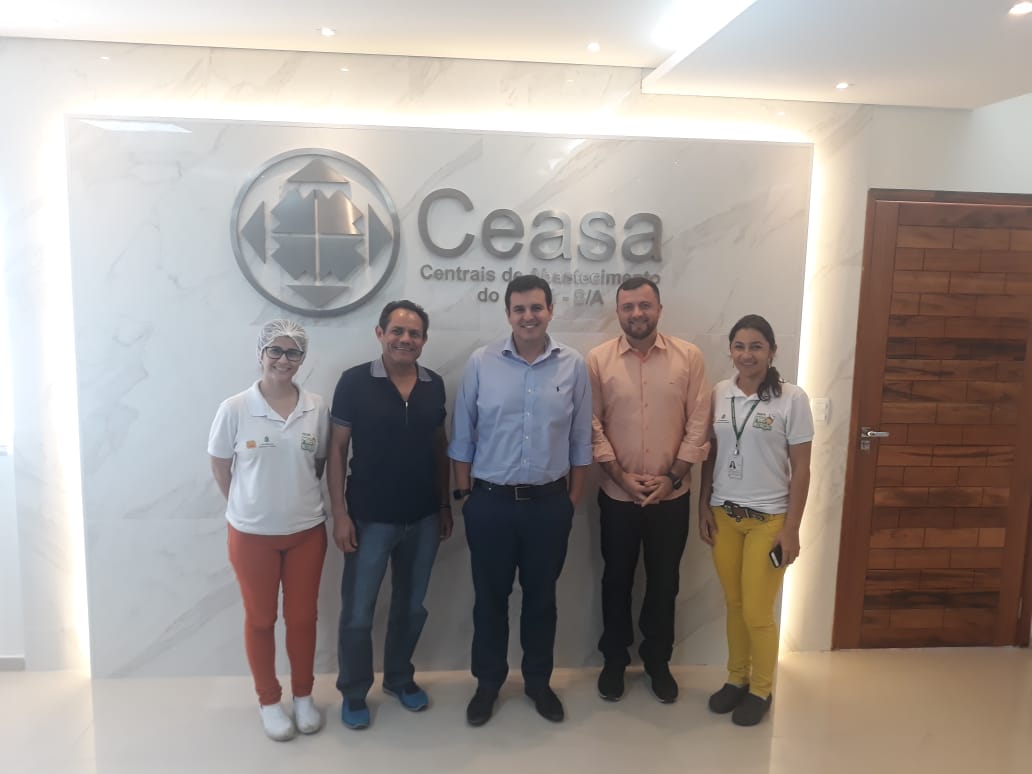 Maximiliano Quintino recebe coordenador técnico da Ceasa-PA   