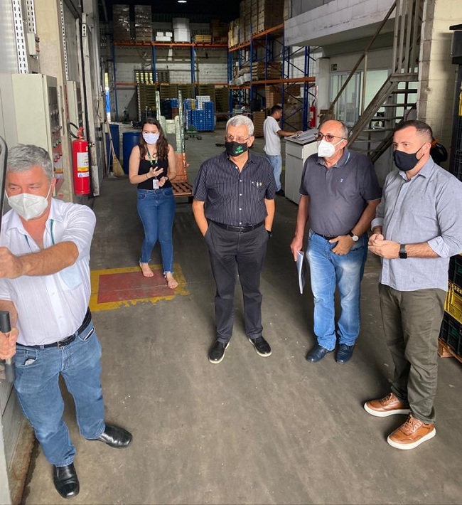 Presidente e diretor da Ceasa-CE visitam Ceasa Campinas