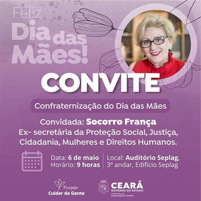 Seplag realiza programação especial em alusão ao Dia das Mães