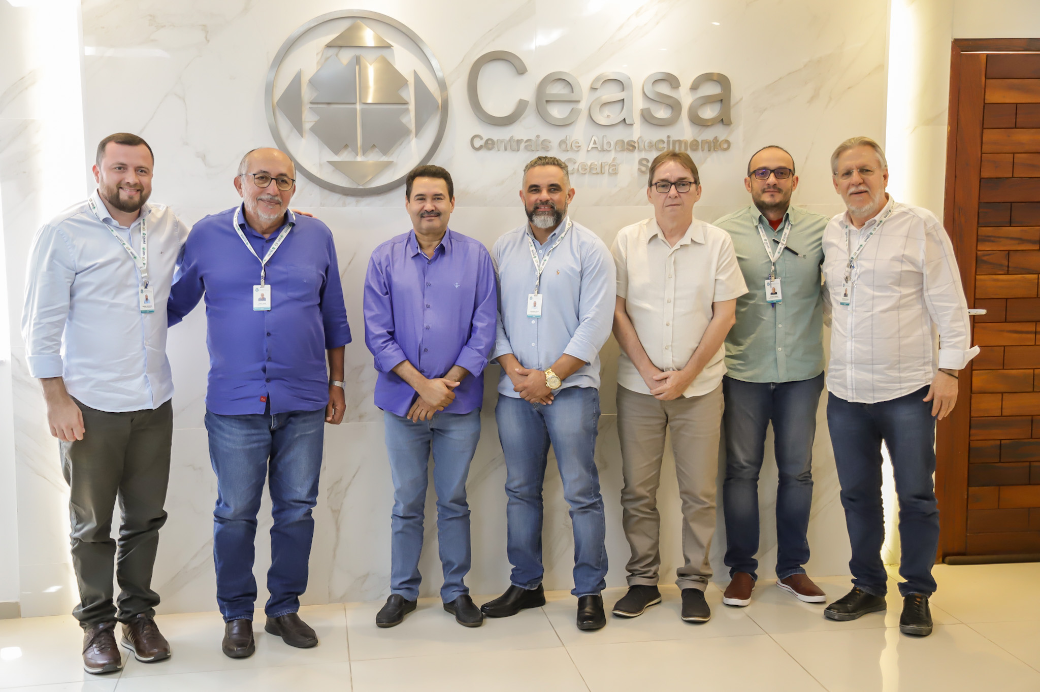 Secretário Moisés Braz visita a Ceasa-CE