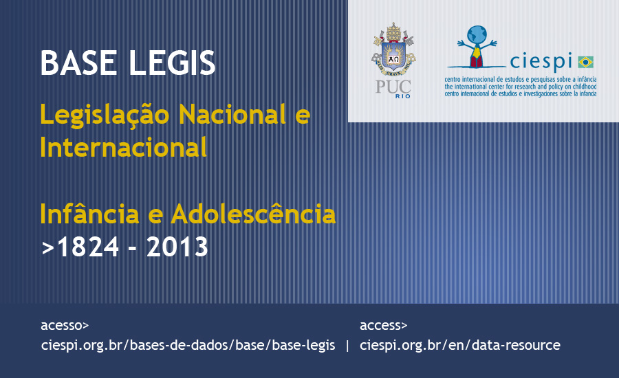 Legislação Nacional e Internacional Relativa a Infância e à Adolescência