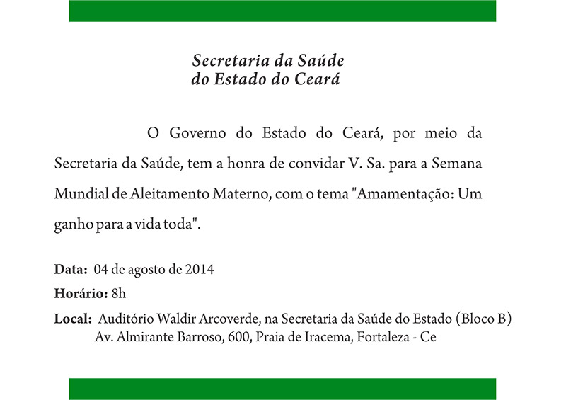 Semana Mundial de Aleitamento Materno