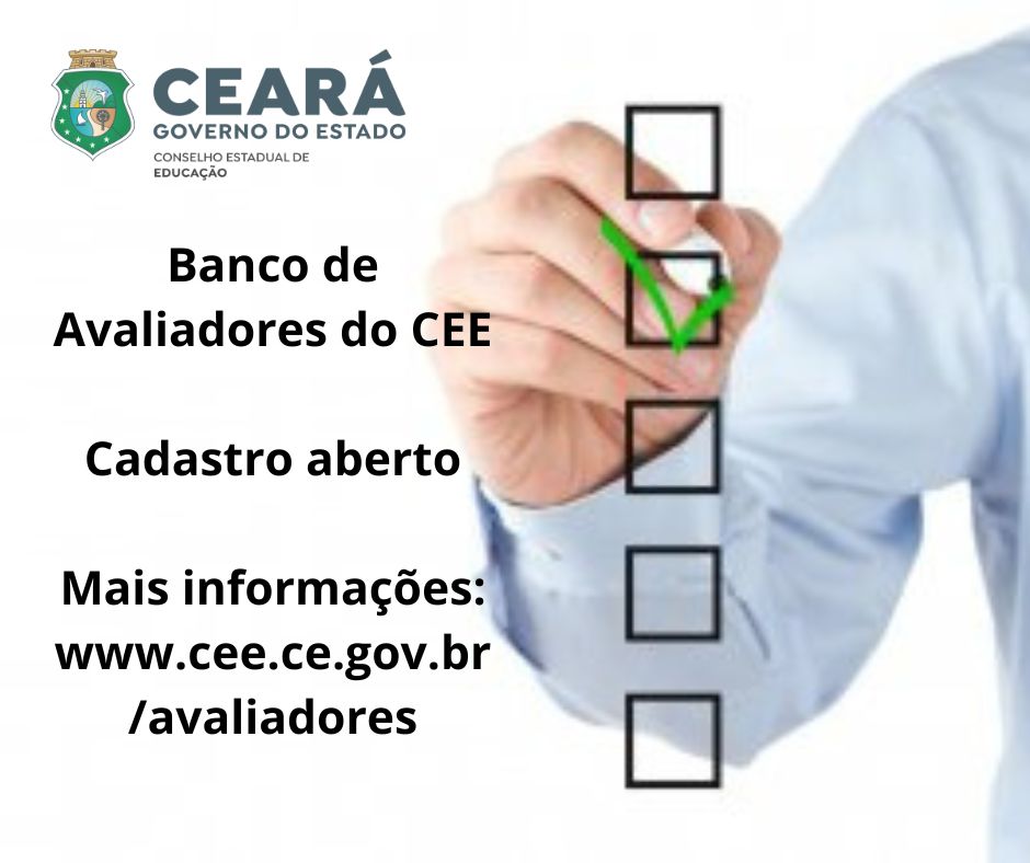 Cadastro para Banco de Avaliadores
