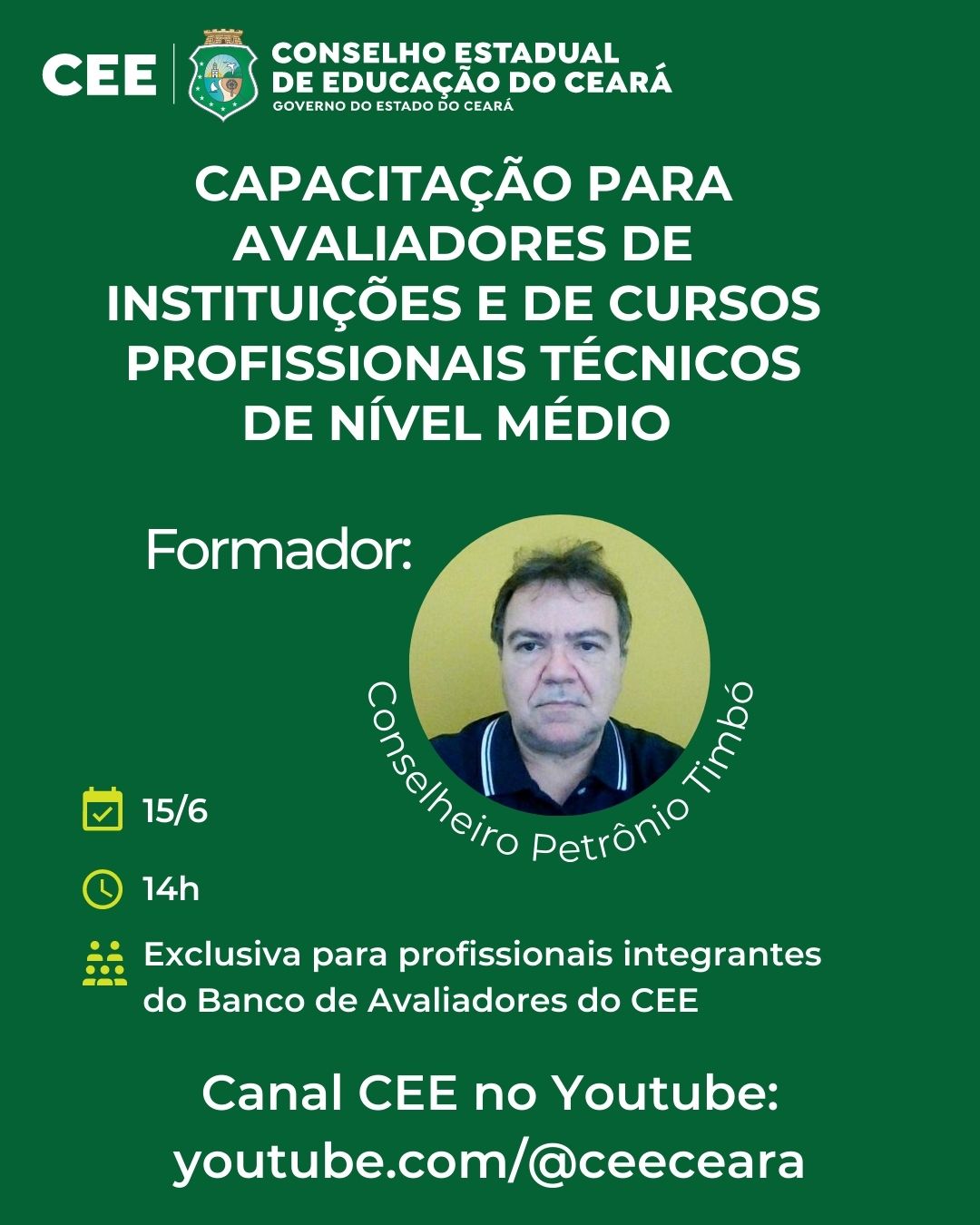CEE promove capacitação de avaliadores