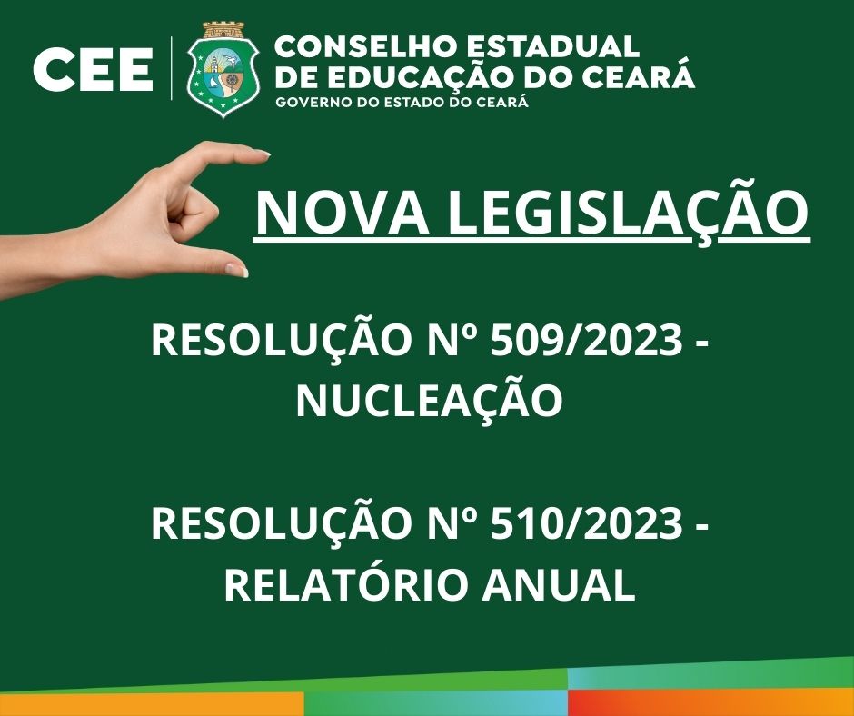 Resoluções do CEE normatizam nucleação e relatório anual de atividades de escolas