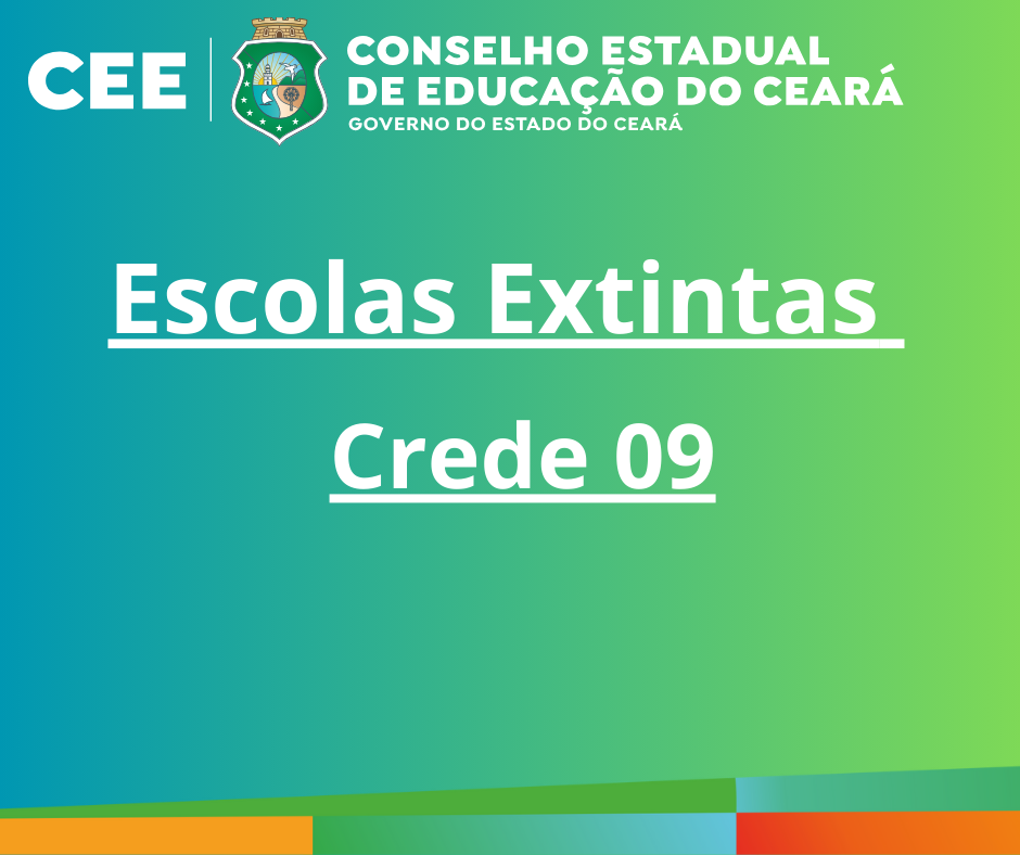 Crede 09 – Escolas Extintas