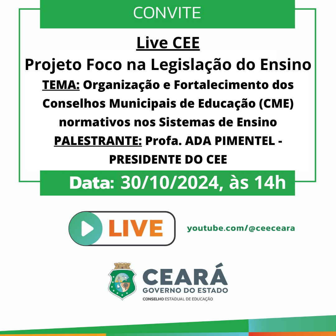 CEE aborda organização e fortalecimento dos Conselhos Municipais de Educação normativos