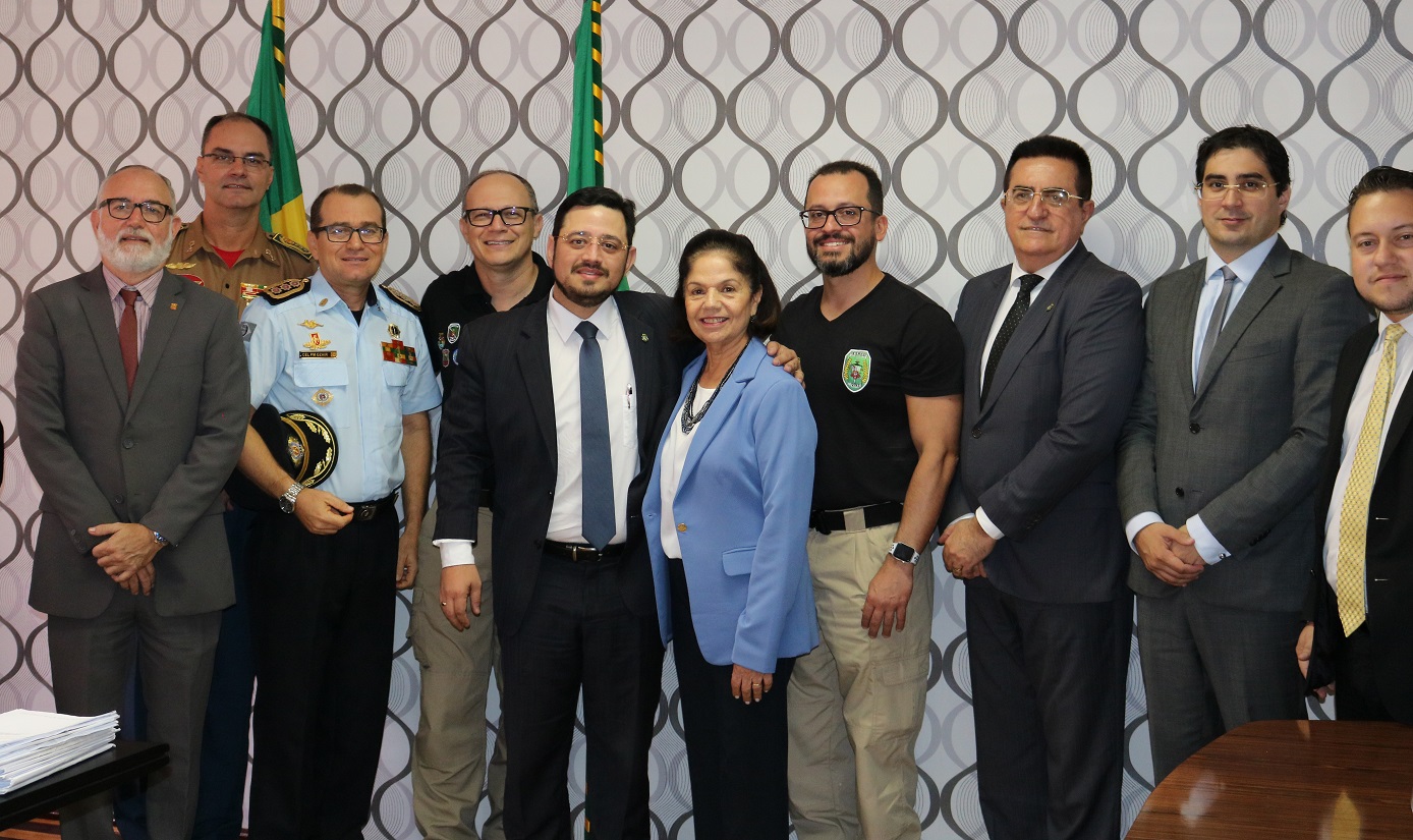 Representantes da Segurança Pública visitam Controladora Geral de Disciplina