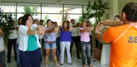 Central de Atendimento em Canindé tem manhã de ginástica laboral e café com qualidade
