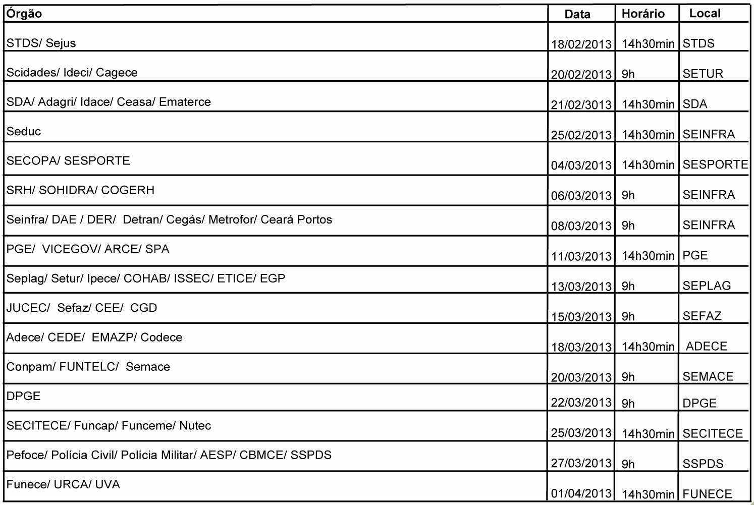 CGE divulga calendário de palestras sobre Controle Interno Preventivo