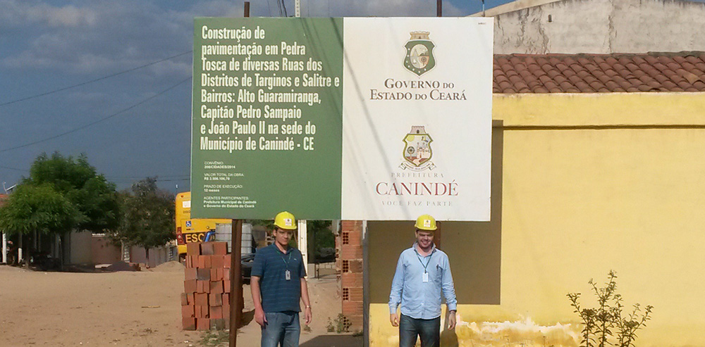 CGE realiza auditoria de convênios para execução de obras públicas em Canindé e Quixeramobim