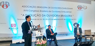CGE apresenta experiência do Ceará em XVIII Congresso Brasileiro de Ouvidores/ Ombudsman