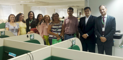 Ouvidoria Ceará realiza visita à Central de Atendimento ao Cliente da Cagece