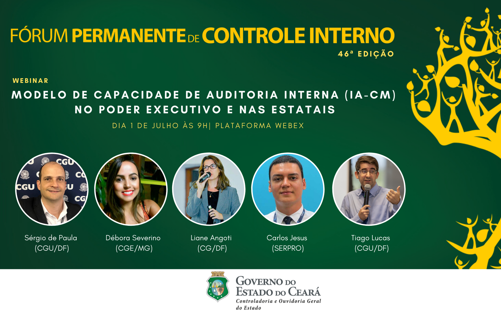 Auditoria Interna no Poder Executivo e nas Estatais é tema de webinar promovido pela CGE