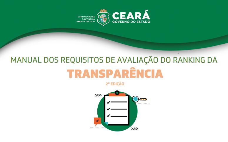 CGE disponibiliza 2ª edição do Manual de Aplicação do Ranking da Transparência