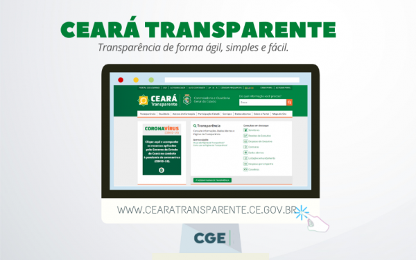 CGE divulga balanço mensal da plataforma Ceará Transparente