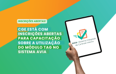 CGE está com inscrições abertas para capacitação sobre a utilização do módulo TAG no sistema AVIA