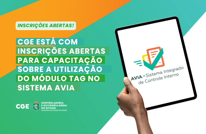 CGE está com inscrições abertas para capacitação sobre a utilização do módulo TAG no sistema AVIA