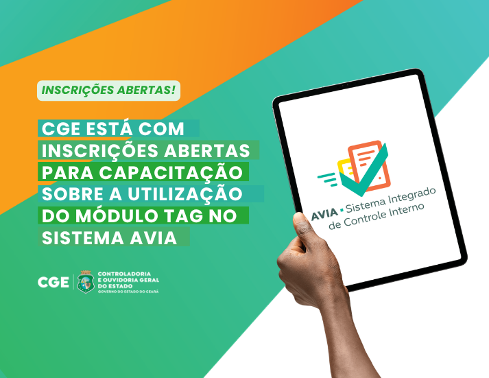 CGE está com inscrições abertas para capacitação sobre a utilização do módulo TAG no sistema AVIA