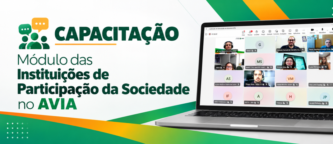 CGE capacita agentes públicos para utilização do módulo das Instituições de Participação da Sociedade no AVIA