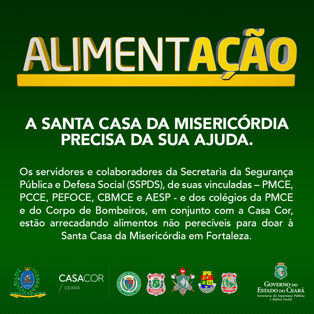 CAMPANHA DA SSPDS EM PROL DA SANTA CASA DE MISERICÓRDIA