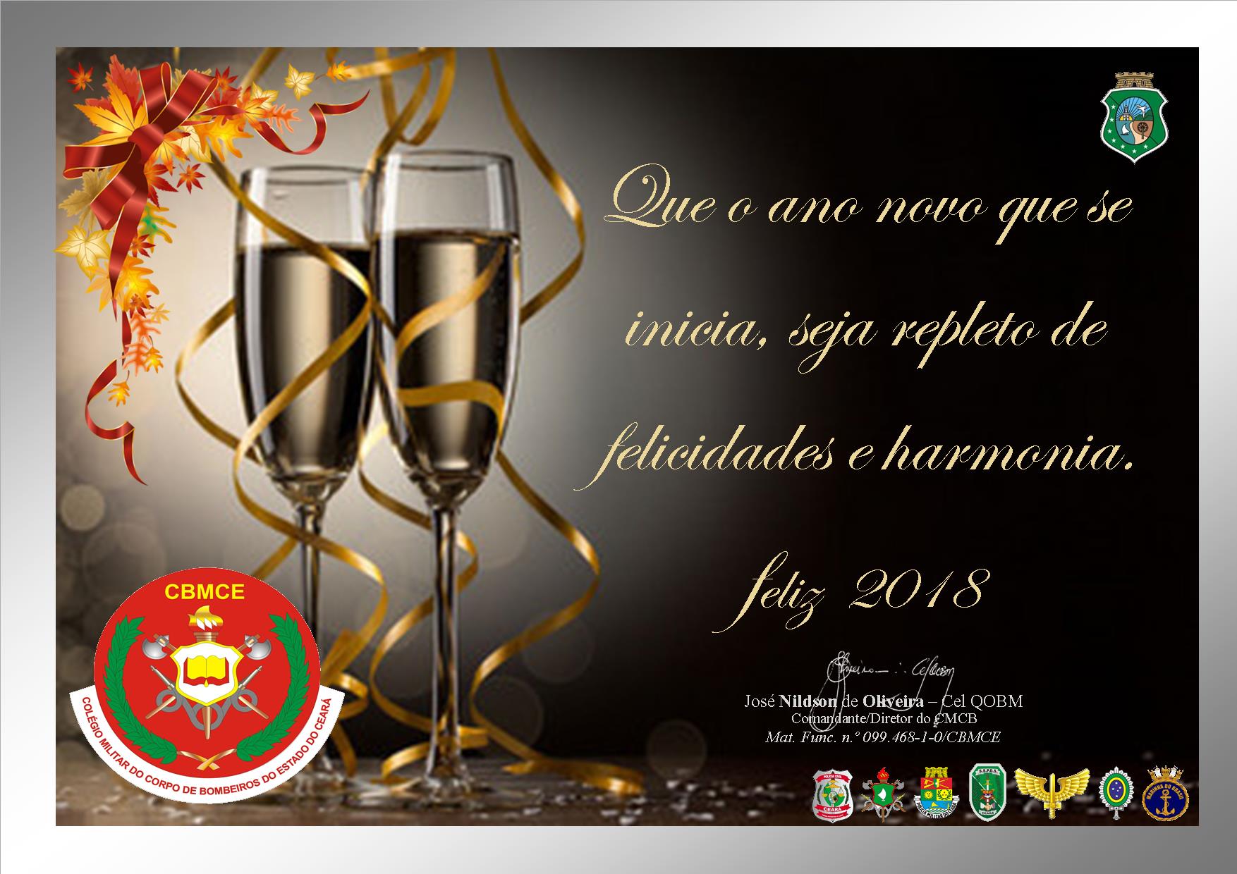 CMCB – Deseja a todas Feliz 2018