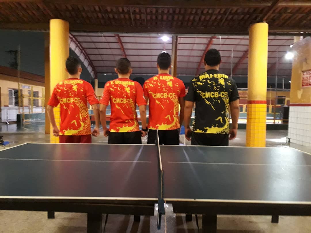 COLÉGIO MILITAR DO CORPO DE BOMBEIROS (CMCB) RETORNA AOS TREINOS DA EQUIPE DE TÊNIS DE MESA.
