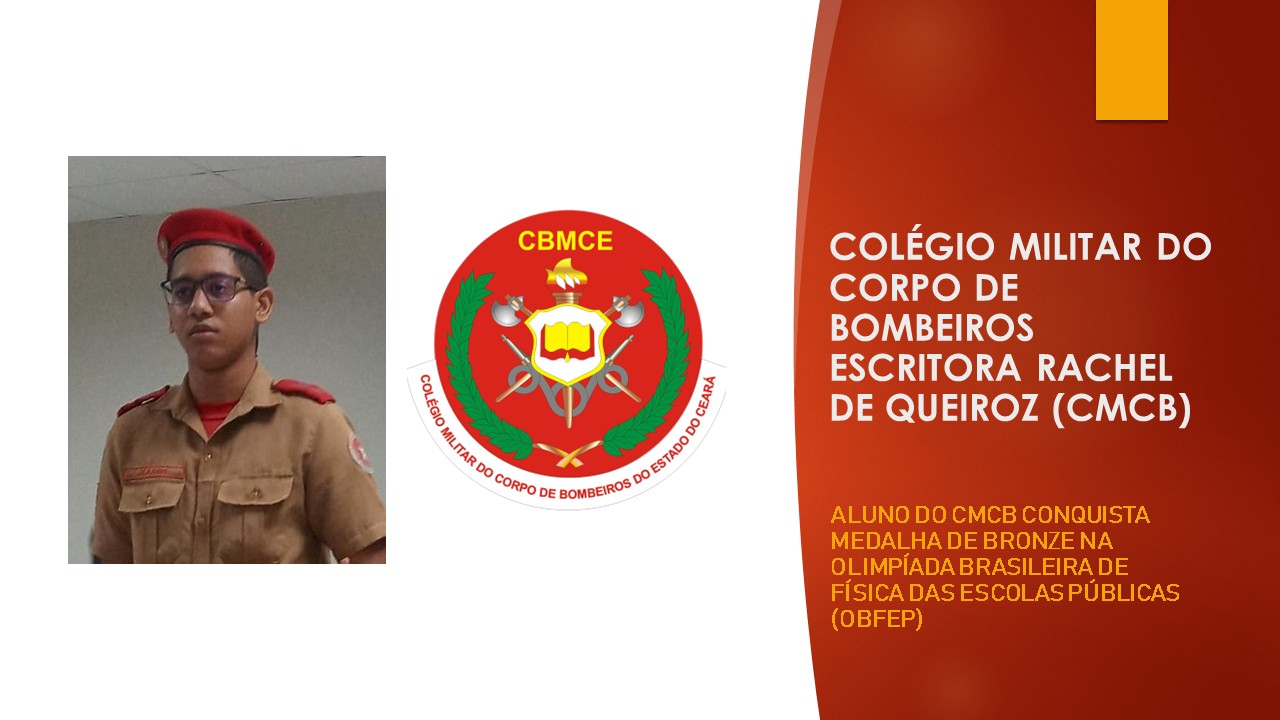 CMCB – Aluno do 3º ano conquista medalha de bronze na OBFEP