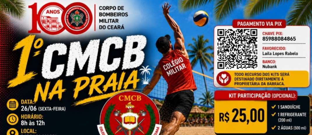 1º CMCB na Praia – Iniciativa esportiva e recreativa
