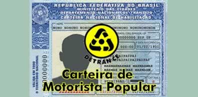 Carteira de Motorista Popular
