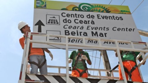 Projeto de sinalização das Copas em Fortaleza é elaborado e executado pelo DETRAN-CE