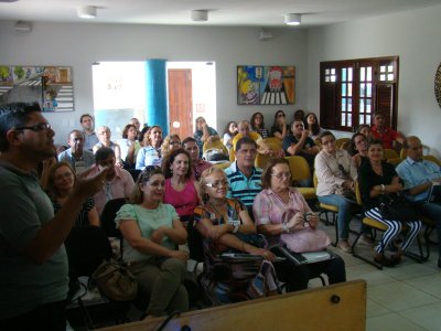Professores estaduais do projeto Vida no Trânsito visitam escola de educação do DETRAN