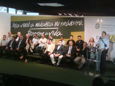 Governador Camilo Santana lança campanha para reduzir acidentes e vítimas de trânsito em  parceria com a sociedade