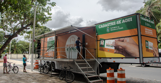 Unidade Móvel do Bilhete Único Metropolitano faz cadastramento em Pajuçara