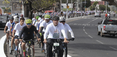 Cariri: Governo do Ceará entrega ciclovia que une os municípios de Crato, Juazeiro e Barbalha