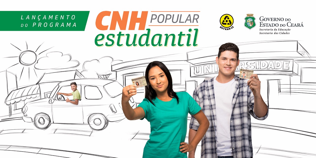 Seduc divulga normas de seleção e adesão de alunos à CNH Popular Estudantil