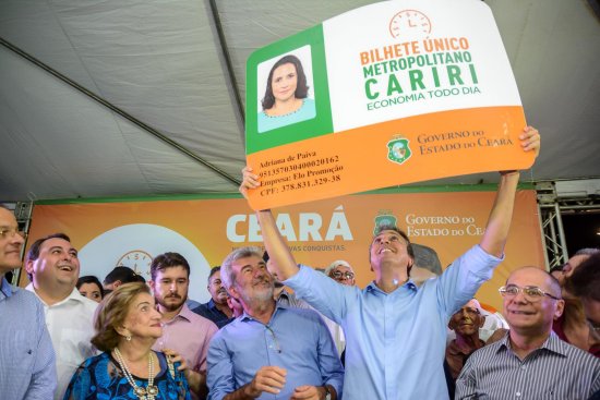 Bilhete Único Metropolitano chega ao Cariri.  Governo do Estado do Ceará, por meio DETRAN, amplia o benefício para o interior do Ceará